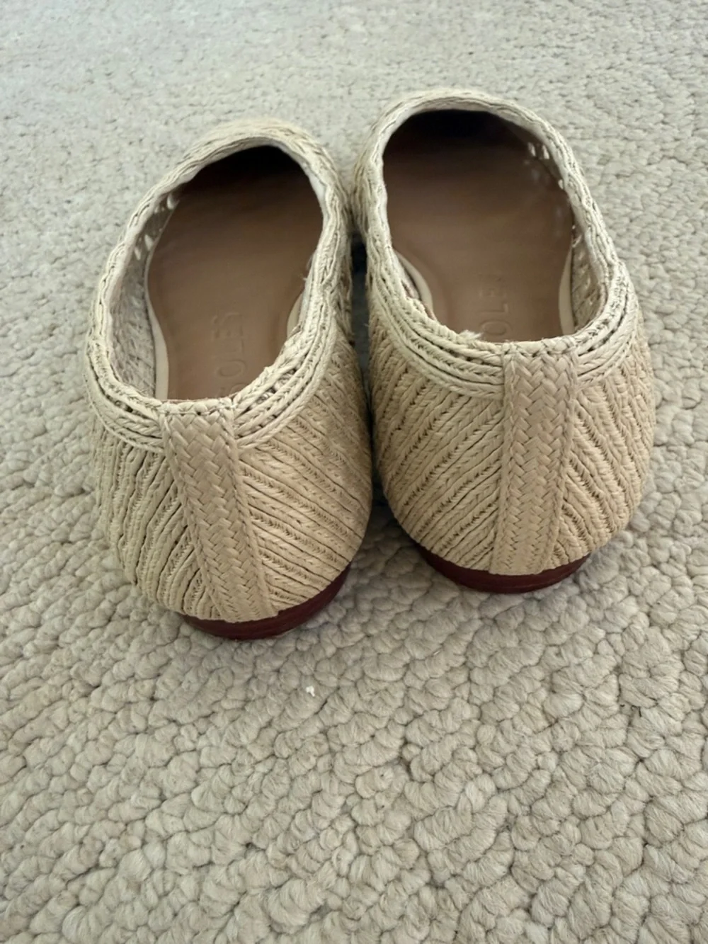 Aerosoles Arno Raffia Ballet Flat Natural Womens size 9 - Picture 13 of 16